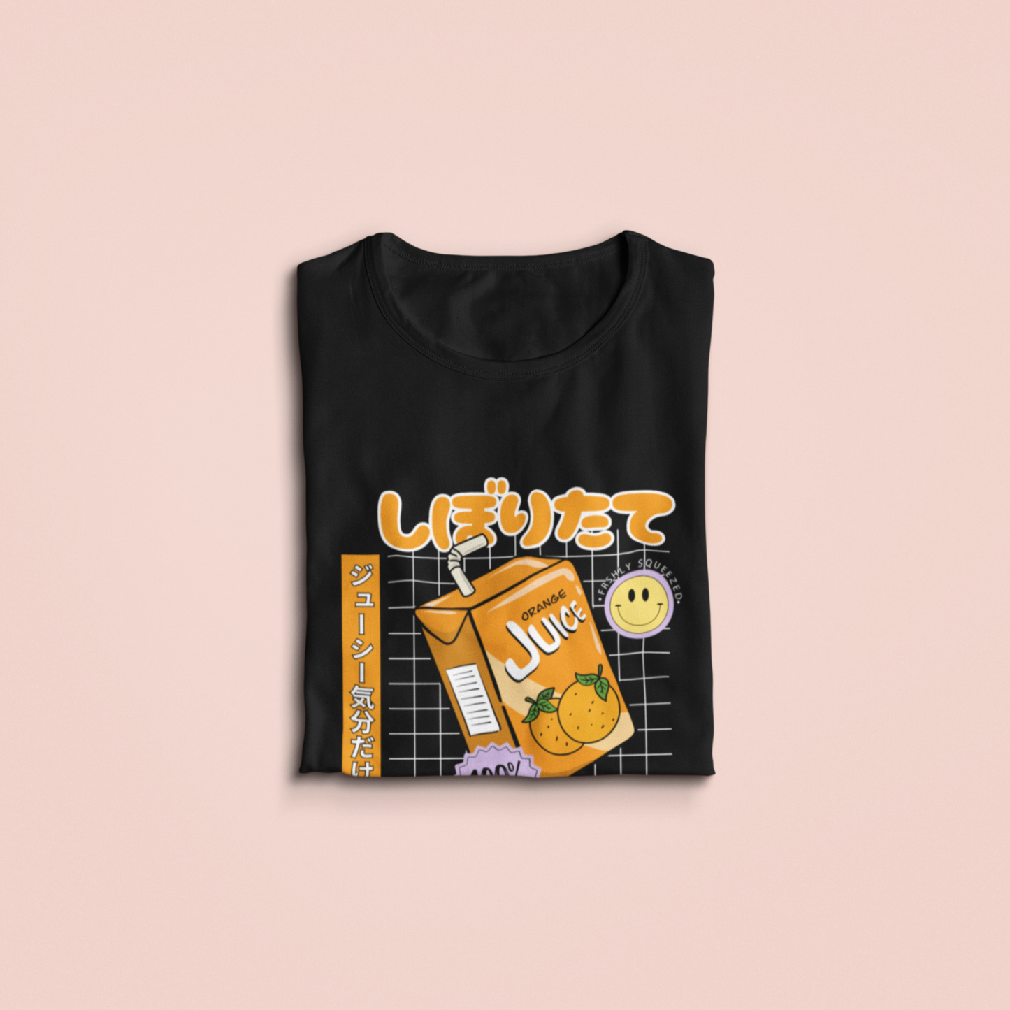 Juicy Mood Only – Kawaii Orange Vibes Tee